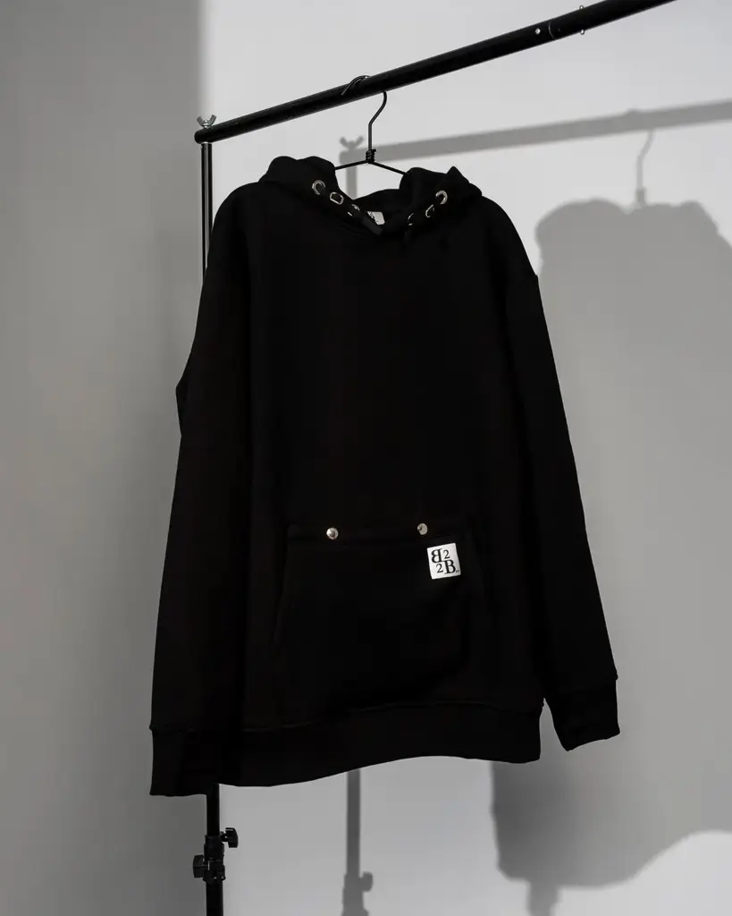 Felpa Hoodie Black Shadow