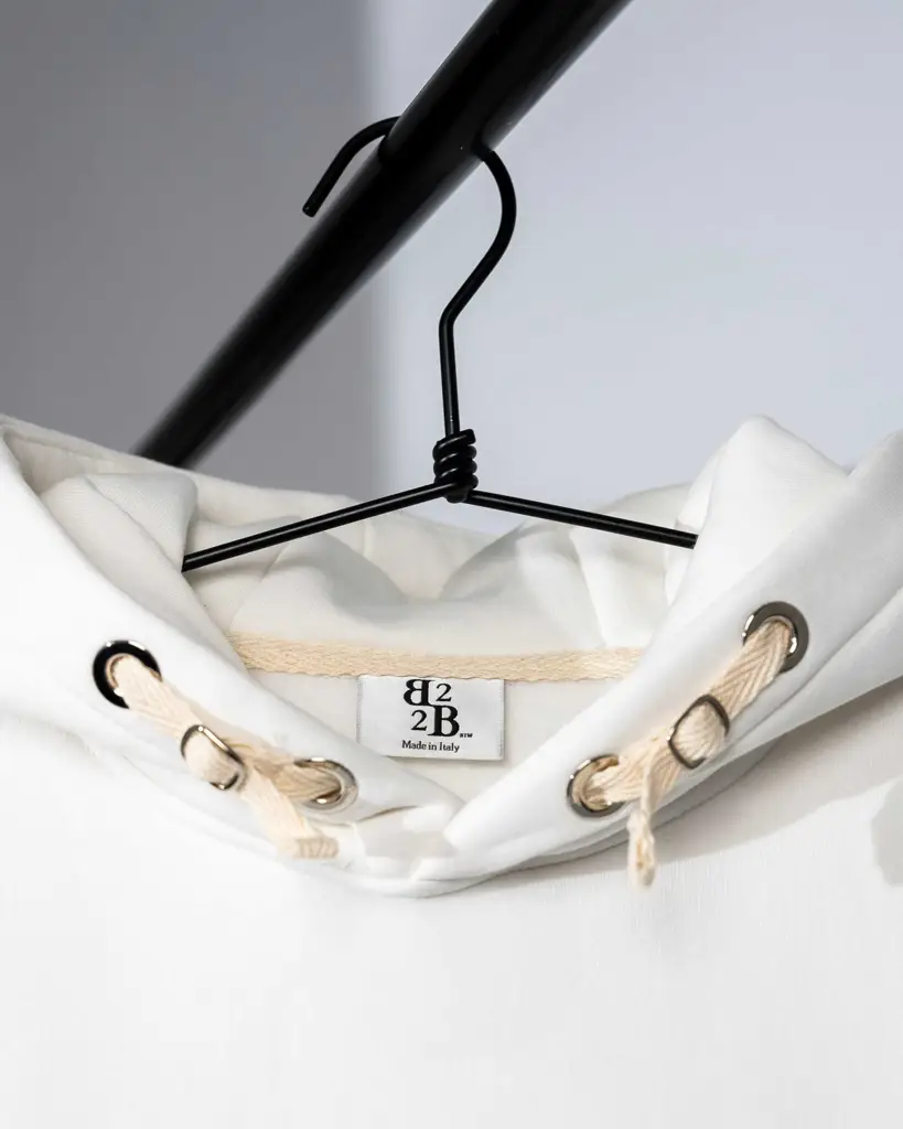 Felpa Hoodie White Shadow — Anteprima 2