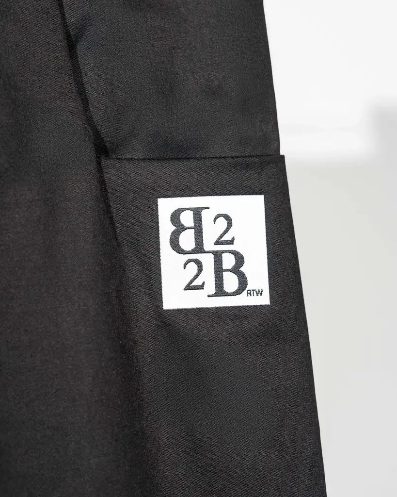 Zip Trousers Black Shadow — Anteprima 3