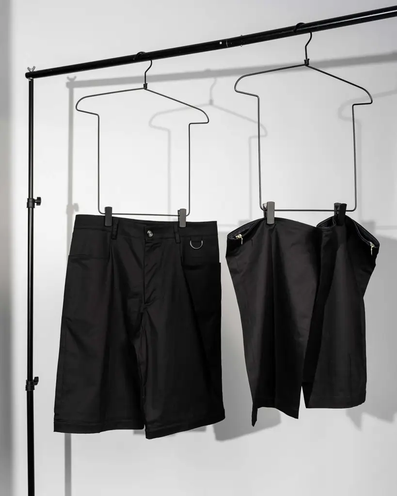 Zip Trousers Black Shadow — Anteprima 5